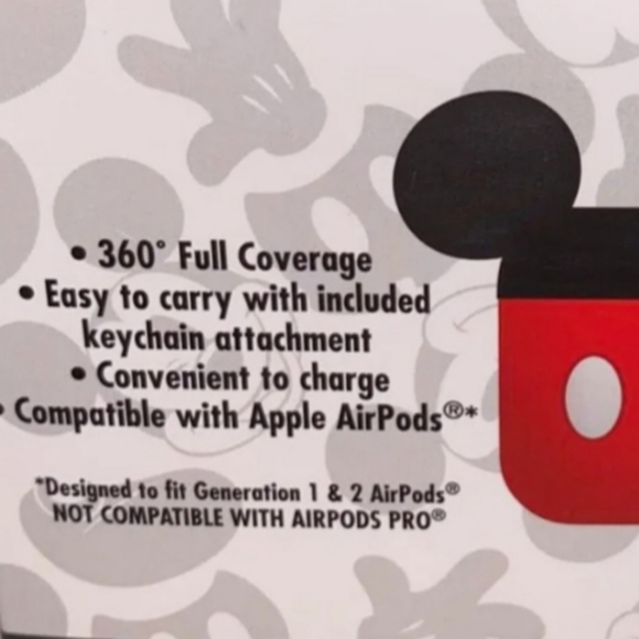 Disney Mickey Mouse True Wireless Earbuds Case Cover New - Picture 5 of 8